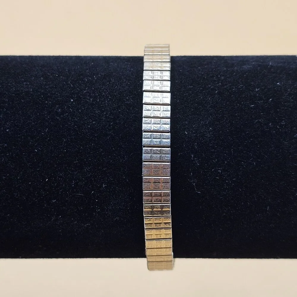 Vintage Signal Ladies Cocktail Watch On 1/30 10k RGP Stretch Band